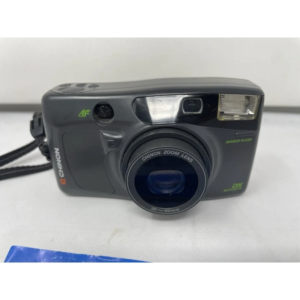 Chinon Auto 386Z 35mm Camera VTG Tested Working‎